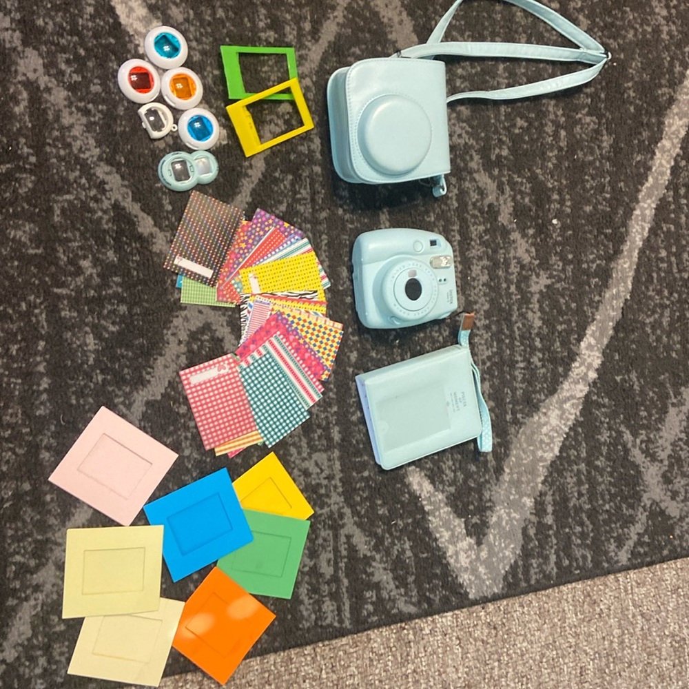 Mini Polaroid camera! Full set!